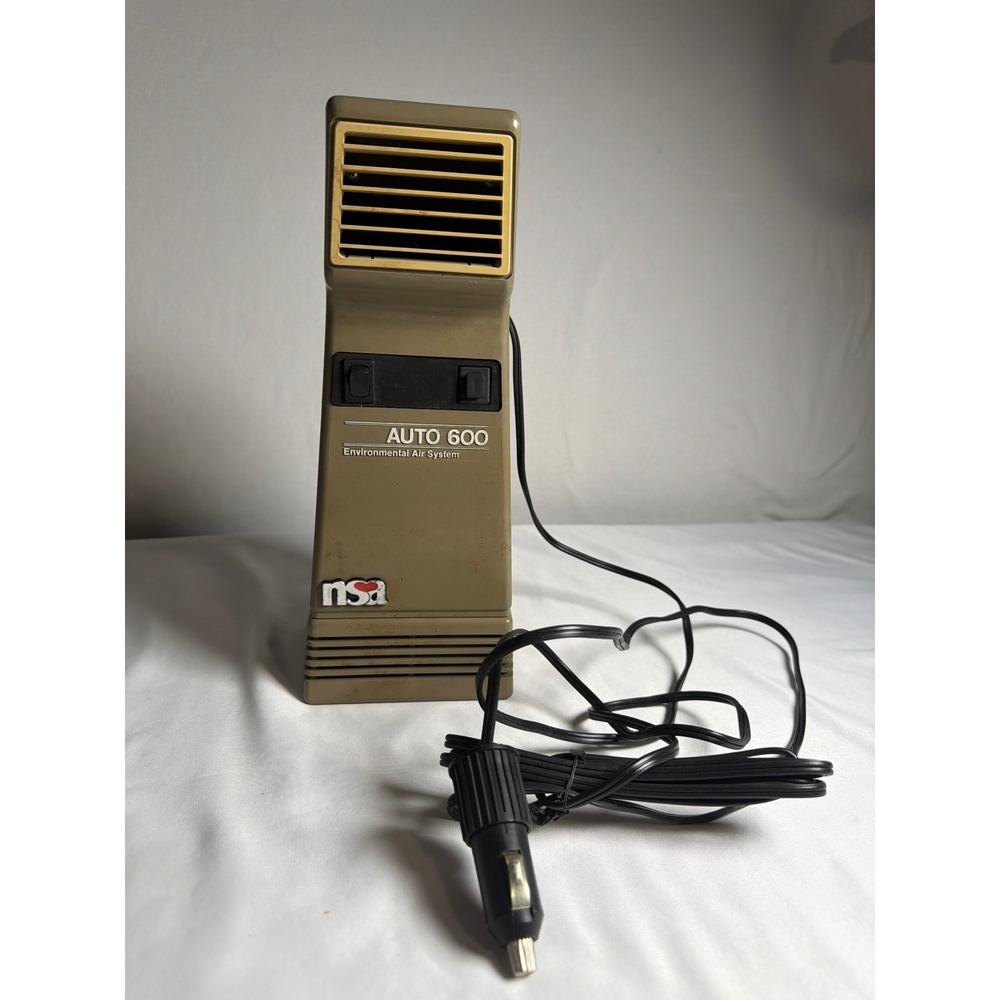 VINTAGE NSA Auto 600 Environmental Air System Car Purifier OS Tan GOOD